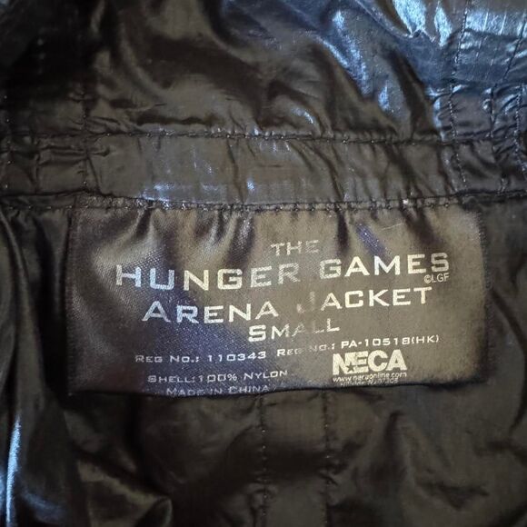 NECA Hunger Games Women's Arena Windbreaker XS/S Black Costume Cosplay Katniss - Picture 4 of 7